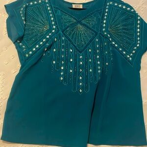 Gorgeous Monroe and Main Embellished Blouse